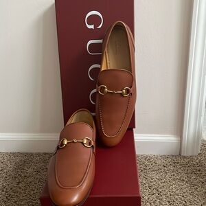 Gucci light brown bit loafer men’s slip on dress shoes